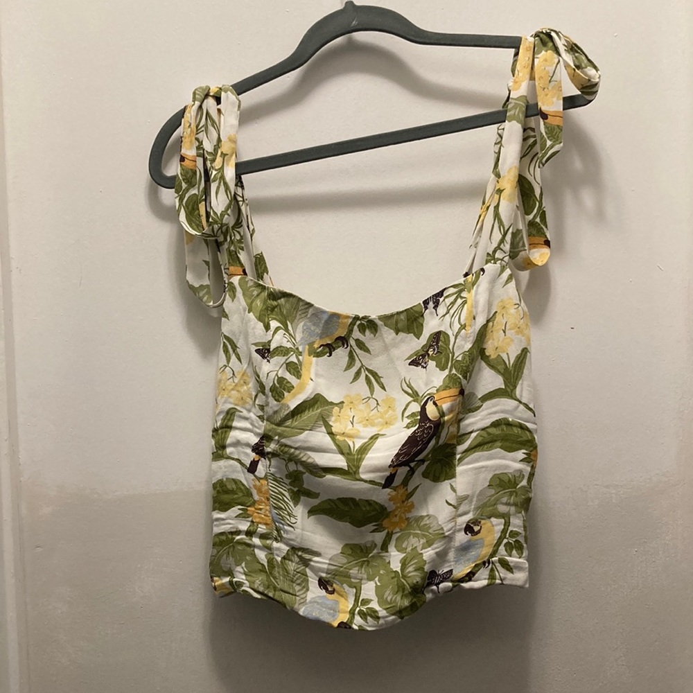 Reformation Ellora Rainforest Top